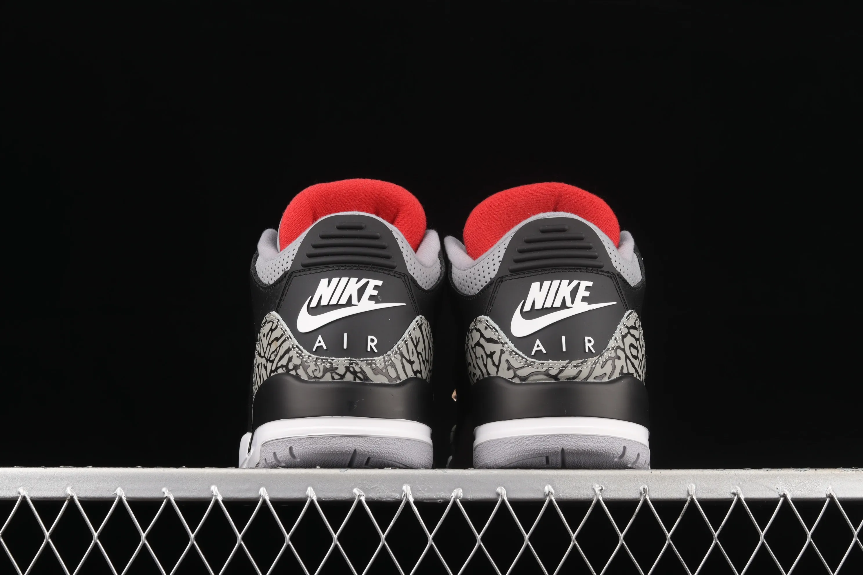 All categories Air Jordan Jordan series basketball shoes Air Jordan 3 J version Air Jordan 3 Retro Black Cement (2018) AJ3 Joe 3 replica black cement 854262-001